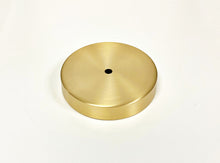 Load image into Gallery viewer, BRASS LAMP BASES-Round-5",6",7" or 8"  Available in 2 Finishes: LB or PN (1 Pc.)