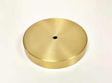 Load image into Gallery viewer, BRASS LAMP BASES-Round-5",6",7" or 8"  Available in 2 Finishes: LB or PN (1 Pc.)