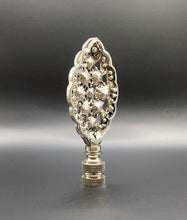 Load image into Gallery viewer, ART DECO RHINESTONE Lamp Finial-Antique Silver Finish