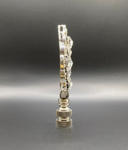 Load image into Gallery viewer, ART DECO RHINESTONE Lamp Finial-Antique Silver Finish