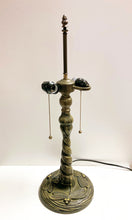 Load image into Gallery viewer, DRAGONFLY Design-Tiffany Lamp Base (Base Only) 2-Light Pull Chain-Bronze Finish