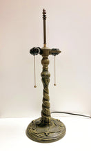 Load image into Gallery viewer, DRAGONFLY Design-Tiffany Lamp Base (Base Only) 2-Light Pull Chain-Bronze Finish