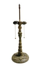 Load image into Gallery viewer, DRAGONFLY Design-Tiffany Lamp Base (Base Only) 2-Light Pull Chain-Bronze Finish