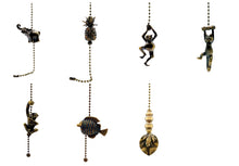 Load image into Gallery viewer, Animal/Classic Design Fan/Socket PULL CHAINS-w/#6 Beaded Chain (1 Pc.)