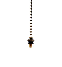 Load image into Gallery viewer, PULL CHAIN ADAPTER, Convert 1/4-27 Finials into Pull Chains, Available in 3 finishes (1 Pc.)