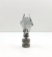 Load image into Gallery viewer, Holiday-Halloween Lamp Finial-SKULLS&SEEING EYE-Antique Silver Finish w/SN Base