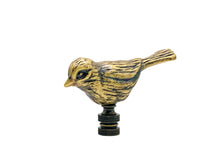 Load image into Gallery viewer, SPARROW Lamp Finial-Antique Brass or Polished Brass Finish, Highly detailed metal casting (1-Pc.)