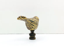Load image into Gallery viewer, SPARROW Lamp Finial-Antique Brass or Polished Brass Finish, Highly detailed metal casting (1-Pc.)