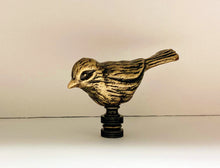 Load image into Gallery viewer, SPARROW Lamp Finial-Antique Brass or Polished Brass Finish, Highly detailed metal casting (1-Pc.)