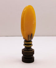 Load image into Gallery viewer, TOPAZ JADE Oval Stone Lamp Finial with AB,PB or SN Base (1-PC.)