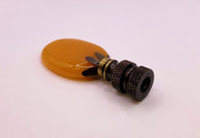 Load image into Gallery viewer, TOPAZ JADE Oval Stone Lamp Finial with AB,PB or SN Base (1-PC.)