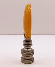 Load image into Gallery viewer, TOPAZ JADE Oval Stone Lamp Finial with AB,PB or SN Base (1-PC.)