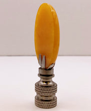 Load image into Gallery viewer, TOPAZ JADE Oval Stone Lamp Finial with AB,PB or SN Base (1-PC.)