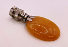 Load image into Gallery viewer, TOPAZ JADE Oval Stone Lamp Finial with AB,PB or SN Base (1-PC.)