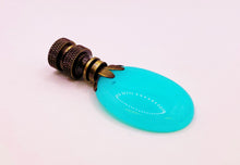 Load image into Gallery viewer, TURQUOISE JADE Oval Stone Lamp Finial with AB,PB or SN Base (1-PC.)