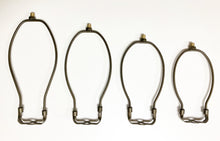 Load image into Gallery viewer, Tiffany Style Lamp HARPS-4 Sizes, Heavy Duty Saddle, Bronze Finish (1-Pc.)