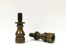 Load image into Gallery viewer, Lamp Shade/Finial RISERS Lamp Parts-Solid Brass 1/4-27 to 1/4-27-(4 Heights, 3 Finishes Available) (1 Pc.)