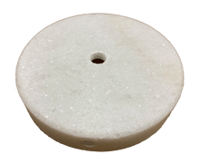Load image into Gallery viewer, MARBLE LAMP BASES-Round or Square, 5" or 6", Black or White (1 Pc.)