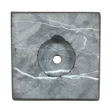 Load image into Gallery viewer, MARBLE LAMP BASES-Round or Square, 5" or 6", Black or White (1 Pc.)
