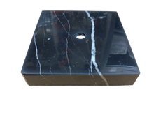 Load image into Gallery viewer, MARBLE LAMP BASES-Round or Square, 5" or 6", Black or White (1 Pc.)