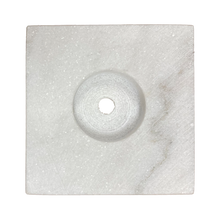 Load image into Gallery viewer, MARBLE LAMP BASES-Round or Square, 5" or 6", Black or White (1 Pc.)