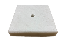 Load image into Gallery viewer, MARBLE LAMP BASES-Round or Square, 5" or 6", Black or White (1 Pc.)