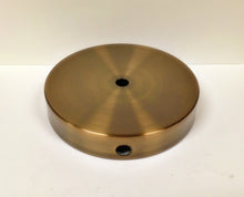Load image into Gallery viewer, METAL LAMP BASES-Round or Square, 5" and 6", Available in 4 Finishes: AB, PB, PN and MBK (1 Pc.)