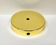Load image into Gallery viewer, METAL LAMP BASES-Round or Square, 5" and 6", Available in 4 Finishes: AB, PB, PN and MBK (1 Pc.)