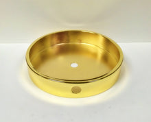 Load image into Gallery viewer, METAL LAMP BASES-Round or Square, 5" and 6", Available in 4 Finishes: AB, PB, PN and MBK (1 Pc.)