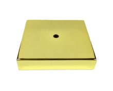 Load image into Gallery viewer, METAL LAMP BASES-Round or Square, 5" and 6", Available in 4 Finishes: AB, PB, PN and MBK (1 Pc.)