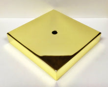 Load image into Gallery viewer, METAL LAMP BASES-Round or Square, 5" and 6", Available in 4 Finishes: AB, PB, PN and MBK (1 Pc.)