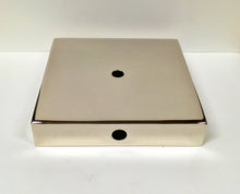 Load image into Gallery viewer, METAL LAMP BASES-Round or Square, 5" and 6", Available in 4 Finishes: AB, PB, PN and MBK (1 Pc.)