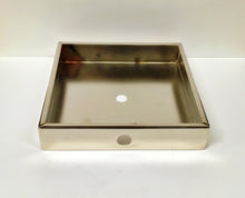 Load image into Gallery viewer, METAL LAMP BASES-Round or Square, 5" and 6", Available in 4 Finishes: AB, PB, PN and MBK (1 Pc.)