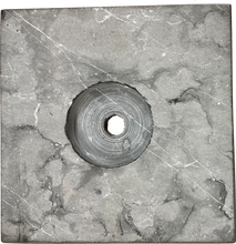 Load image into Gallery viewer, MARBLE LAMP BASES-Round or Square, 5" or 6", Black or White (1 Pc.)
