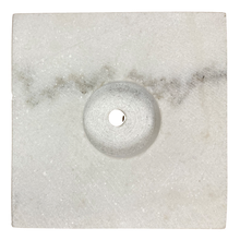 Load image into Gallery viewer, MARBLE LAMP BASES-Round or Square, 5" or 6", Black or White (1 Pc.)