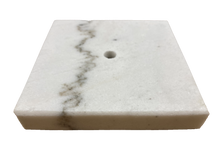 Load image into Gallery viewer, MARBLE LAMP BASES-Round or Square, 5" or 6", Black or White (1 Pc.)