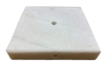 Load image into Gallery viewer, MARBLE LAMP BASES-Round or Square, 5" or 6", Black or White (1 Pc.)