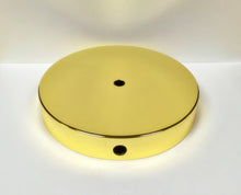 Load image into Gallery viewer, METAL LAMP BASES-Round or Square, 5" and 6", Available in 4 Finishes: AB, PB, PN and MBK (1 Pc.)