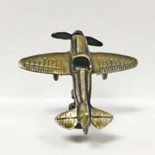 Load image into Gallery viewer, AIRPLANE Lamp Finial, Aged Brass Finish, Highly detailed metal casting