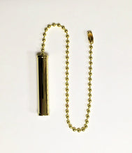 Load image into Gallery viewer, CYLINDER Fan/Socket Pull Chain Available in 5 Finishes AB, BLK, CH, PB AND SN (1 Pc.)
