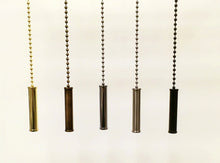 Load image into Gallery viewer, CYLINDER Fan/Socket Pull Chain Available in 5 Finishes AB, BLK, CH, PB AND SN (1 Pc.)