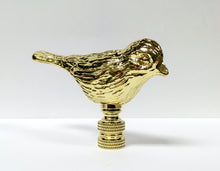 Load image into Gallery viewer, SPARROW Lamp Finial-Antique Brass or Polished Brass Finish, Highly detailed metal casting (1-Pc.)
