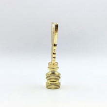 Load image into Gallery viewer, BUTTERFLY Lamp Finial, Polished Brass Finish, Highly detailed metal casting