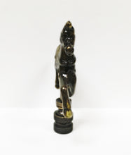 Load image into Gallery viewer, CAROUSEL HORSE Lamp Finial, Aged Brass Finish, Highly detailed metal casting