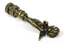 Load image into Gallery viewer, CHERUB Lamp Finial-Aged Brass or Polished Brass Finish, Highly detailed metal casting (1 Pc,)