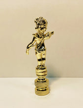 Load image into Gallery viewer, CHERUB Lamp Finial-Aged Brass or Polished Brass Finish, Highly detailed metal casting (1 Pc,)