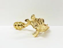 Load image into Gallery viewer, EAGLE IN FLIGHT Lamp Finial-Polished Brass or Antique Brass Finish, Highly detailed metal casting (1-Pc.)