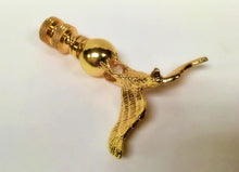 Load image into Gallery viewer, EAGLE ON ORB Lamp Finial-Polished Brass Finish, Highly detailed metal casting