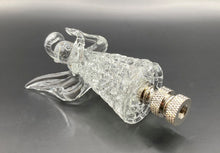 Load image into Gallery viewer, Holiday-Christmas Lamp Finial, Clear GLASS ANGEL-Polished Nickel Base