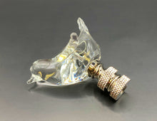 Load image into Gallery viewer, Lamp Finial, Clear GLASS BIRD-Polished Nickel Base